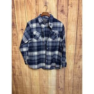 Casual Country Outfitters Flannel Blue Men's Size L